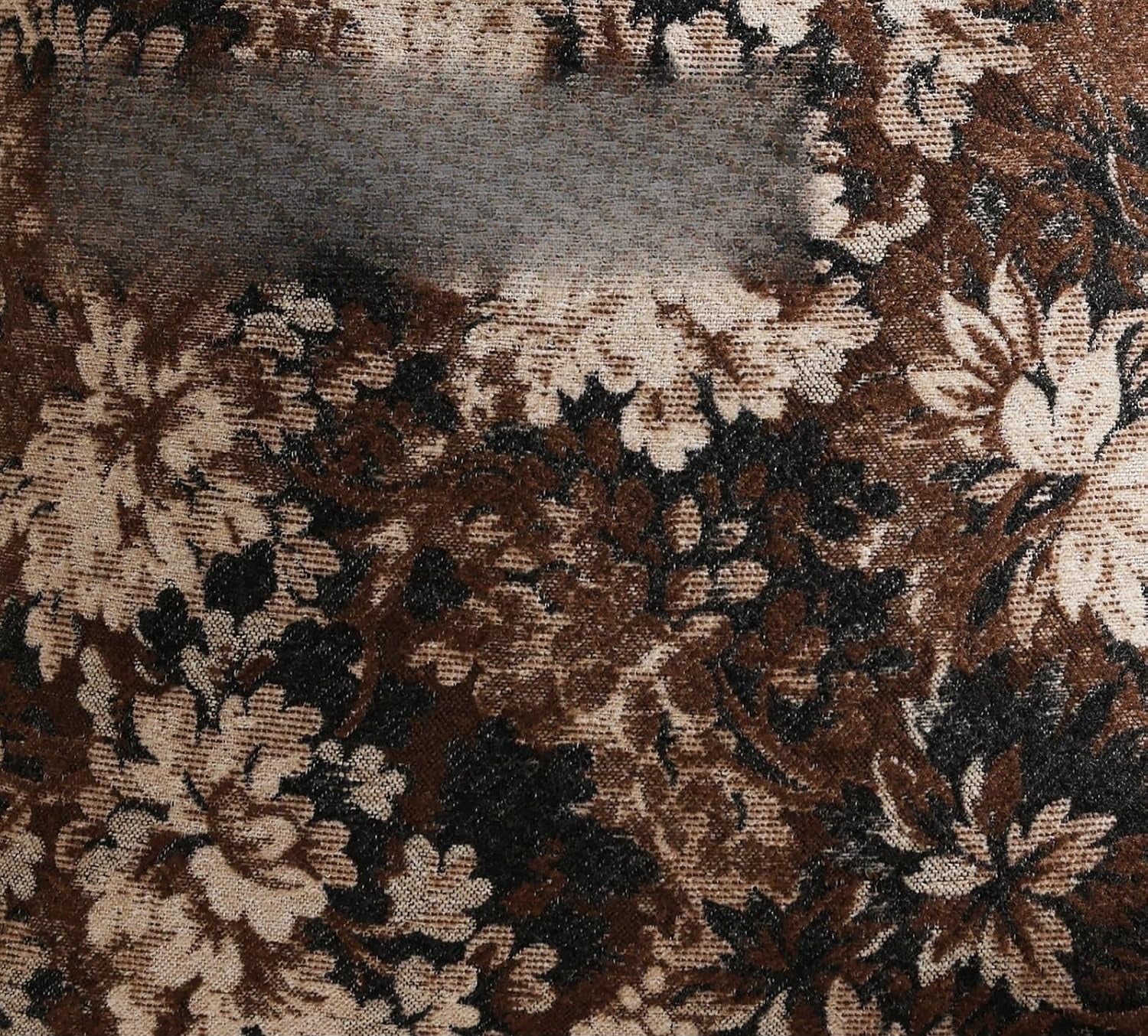 20x20" Set of 2 Dark Brown Chenille Pillow Covers