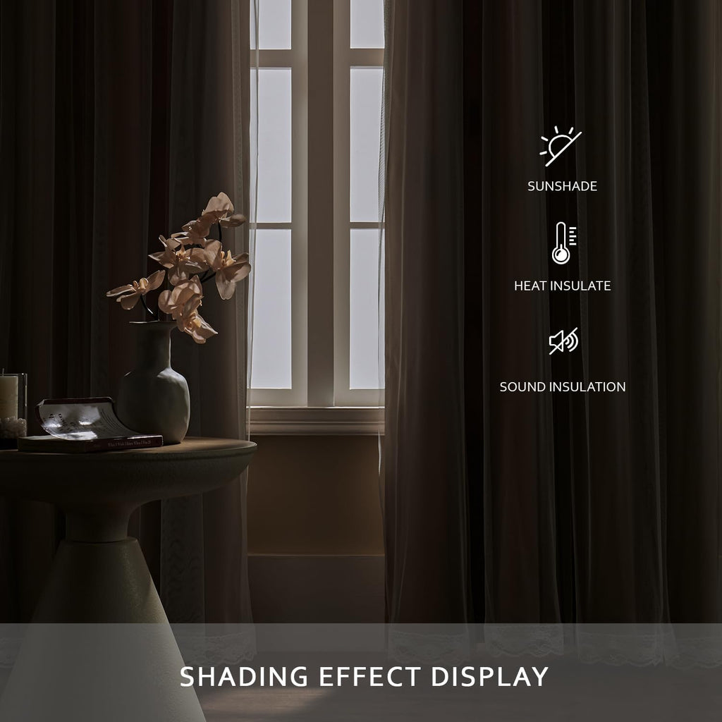 52x63" Set of 2 Blackout Curtain Panels