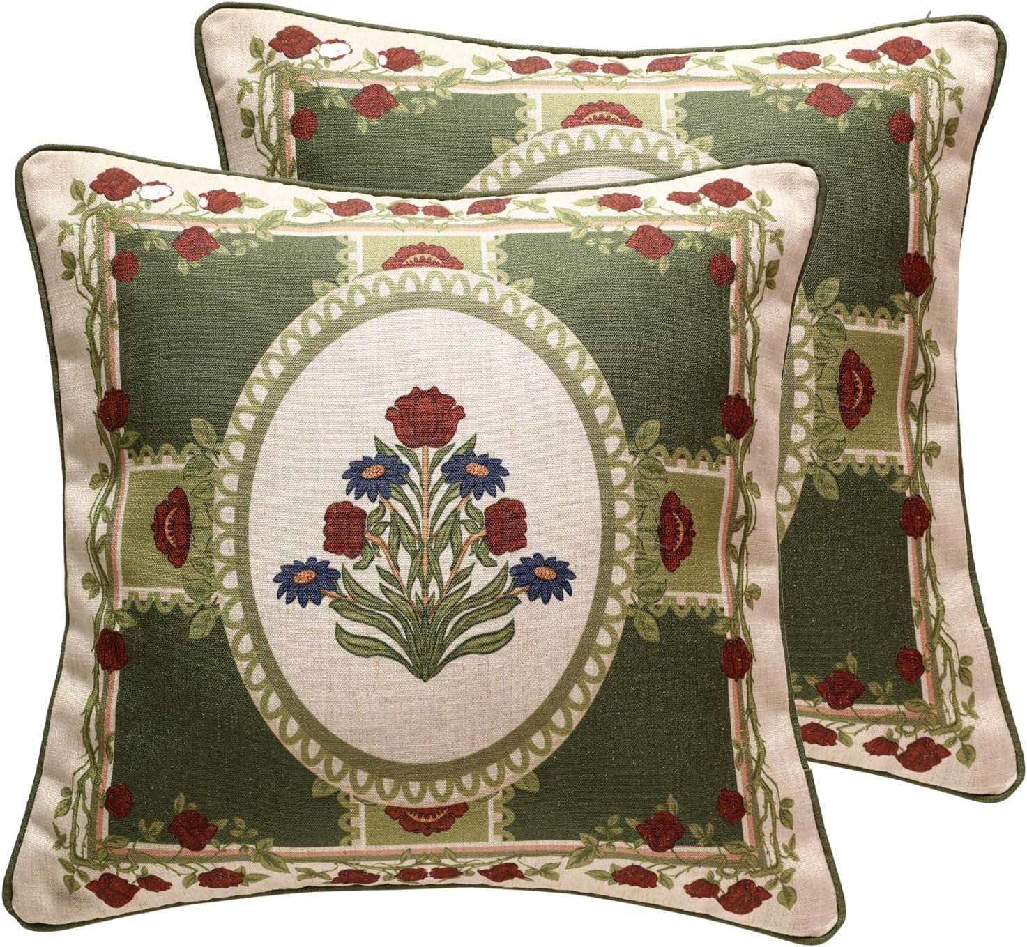 18x18" Set of 2 French Linen Pillow Covers