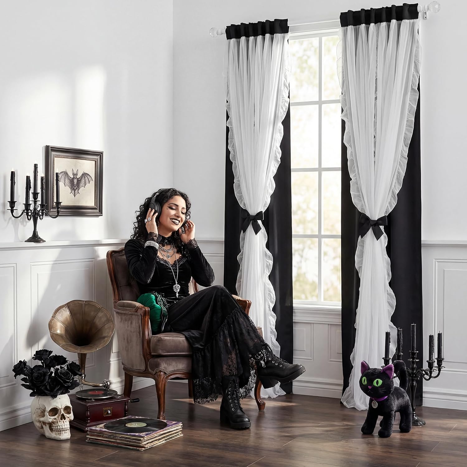 52x84" Set of 2 Double‑Layer Blackout Curtains
