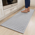 Gray Non‑Slip Washable Kitchen Rug 17"x47"