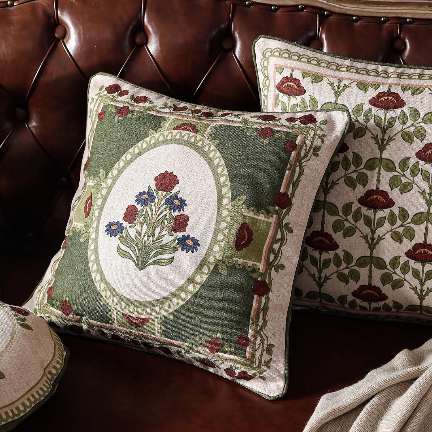 18x18" Set of 2 French Linen Pillow Covers