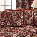 Loom and Mill Rust Red 20x20" Chenille Pillow Cover