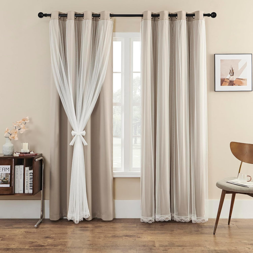 52x63" Set of 2 Blackout Curtain Panels
